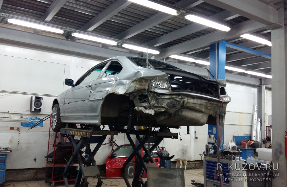Смотреть подробности о ремонте BMW E46 замена задней части кузова